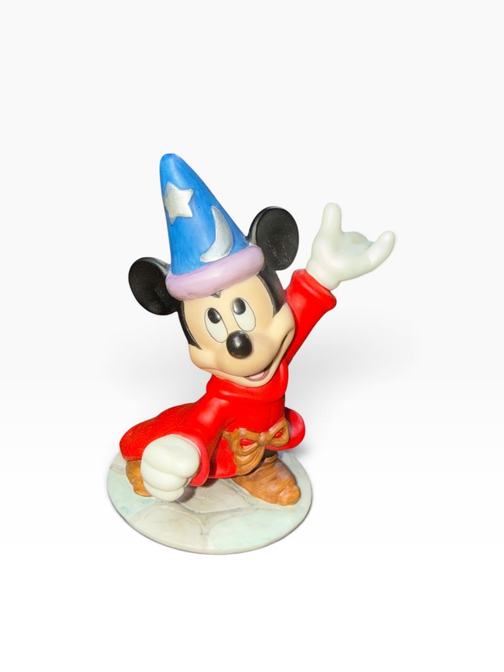 Vintage Disney Mickey Mouse Sorcerer's Apprentice Fantasia 4” Porcelain Figurine